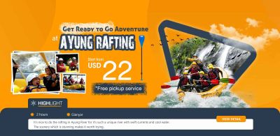 Rafting at Ayung River